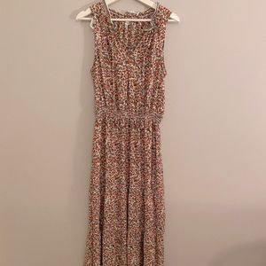 Summer floral maxi dress